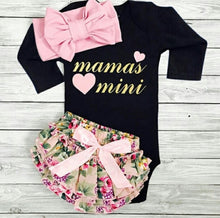 Load image into Gallery viewer, Long sleeves  3 pieces baby summer outfit
