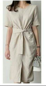 Casual linen dress